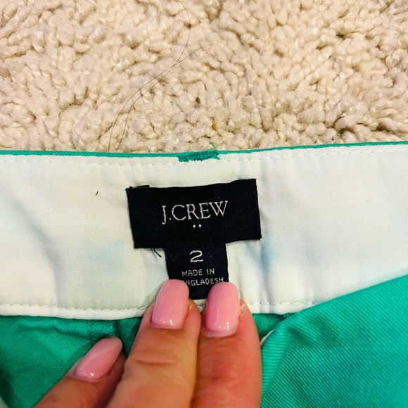 Nwt adorable J.Crew size 2 Kelly green shorts - Picture 2 of 5